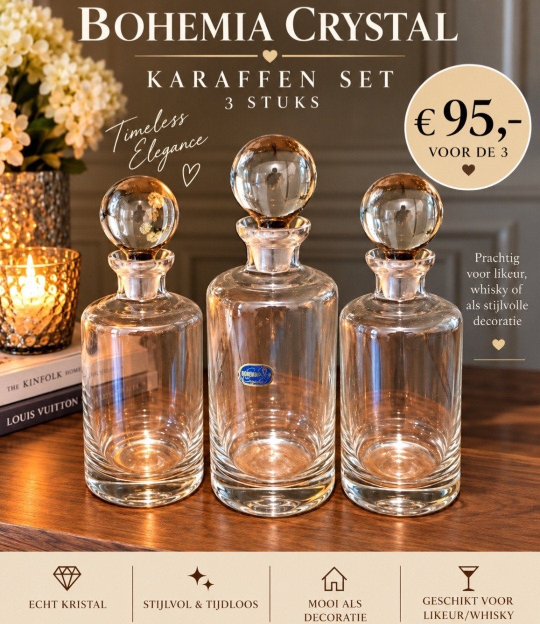 BOHEMIA GRYSTAL., Ophalen of Verzenden, Zo goed als nieuw, Porselein, Kop en/of schotel