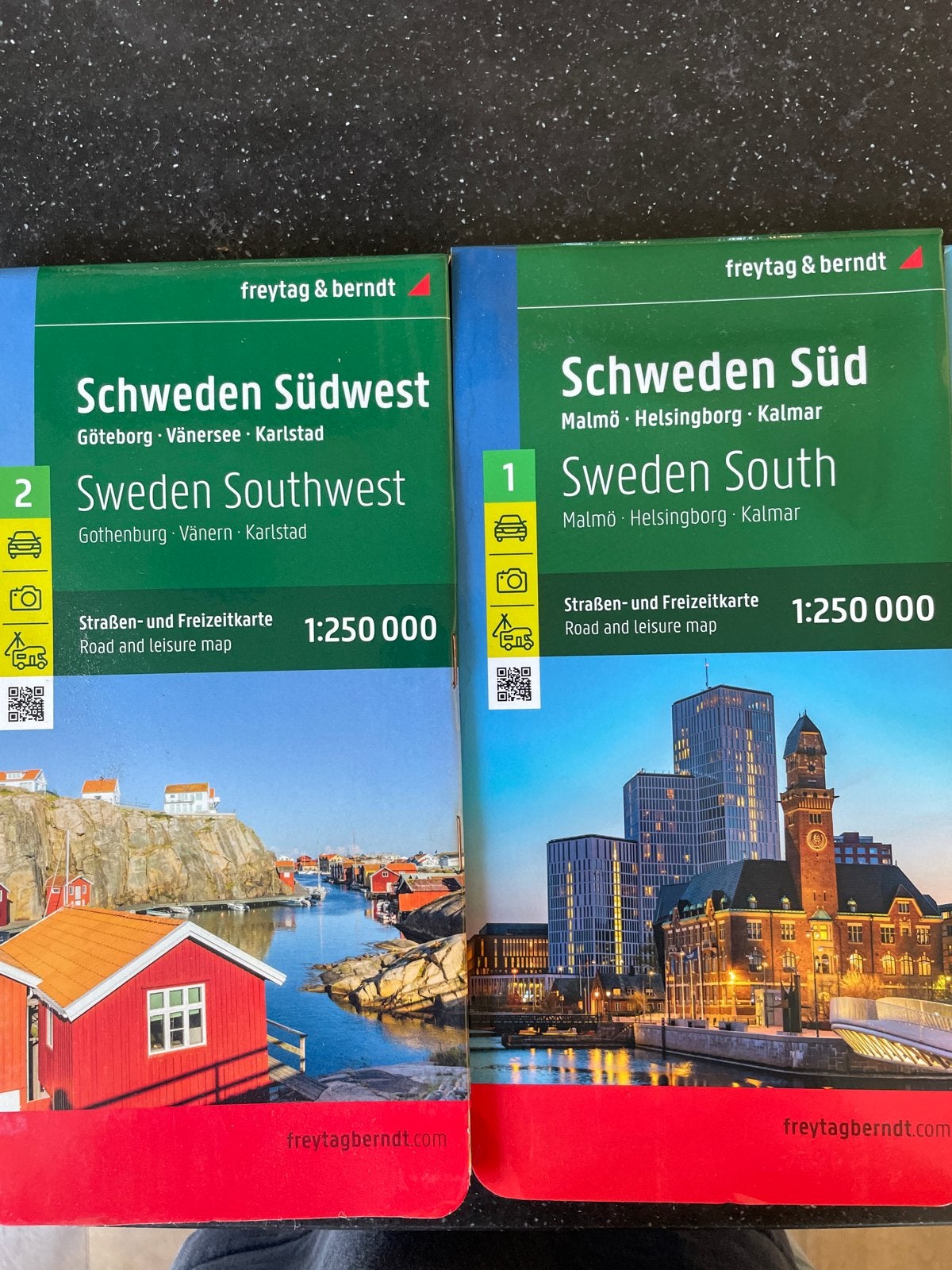 Freytag & Berndt wegenkaarten Zweden Zuid & Zuidwest, Overige merken, Europa, Ophalen of Verzenden, Zo goed als nieuw