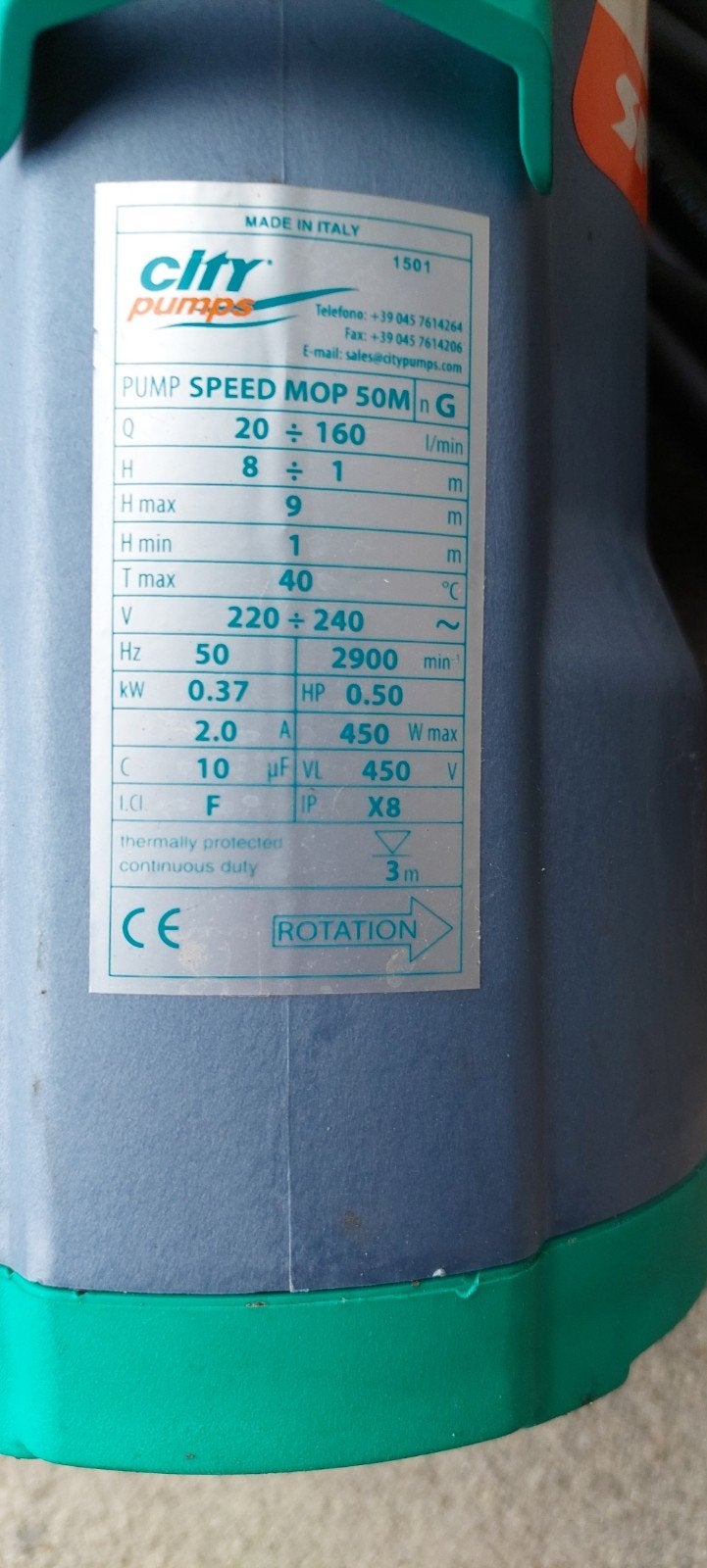 Dompelpomp (tot 2mm wegzuiging), Tuin en Terras, Waterpompen, Ophalen, Zo goed als nieuw, Dompelpomp