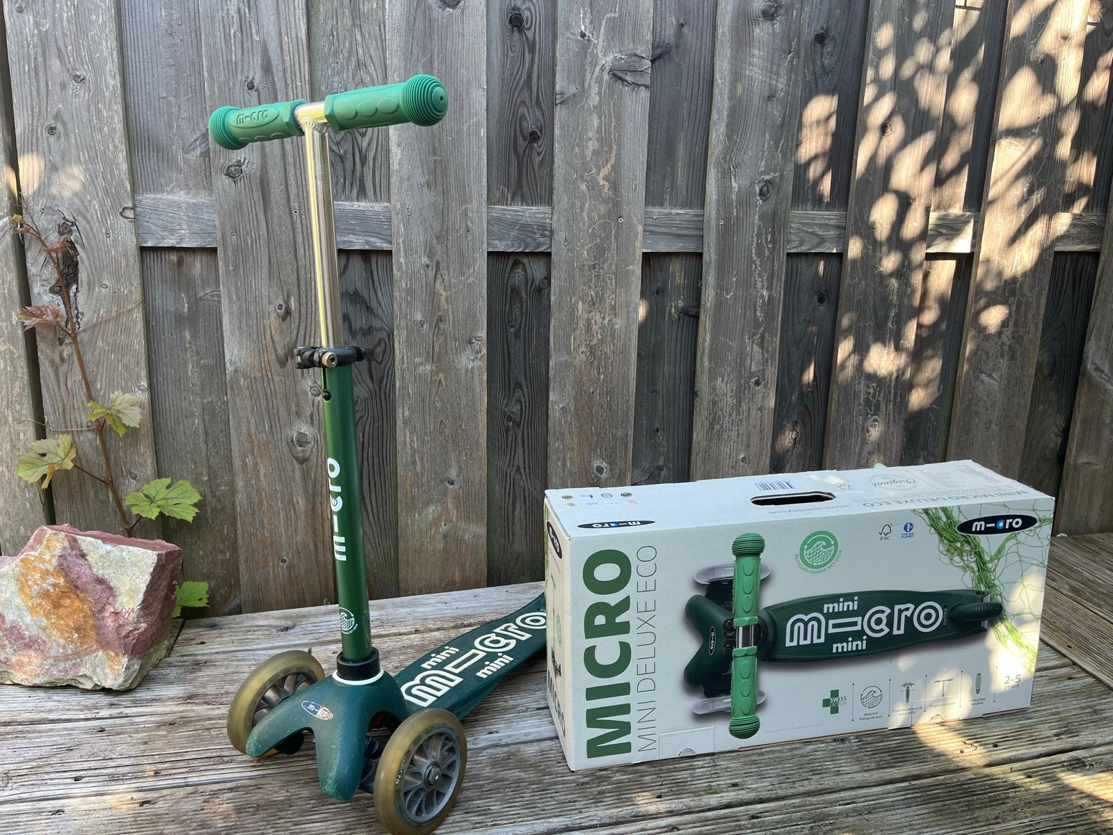 Micro Mini Deluxe Eco step in goede staat, Fietsen en Brommers, Steps, Ophalen, Gebruikt, Gewone step