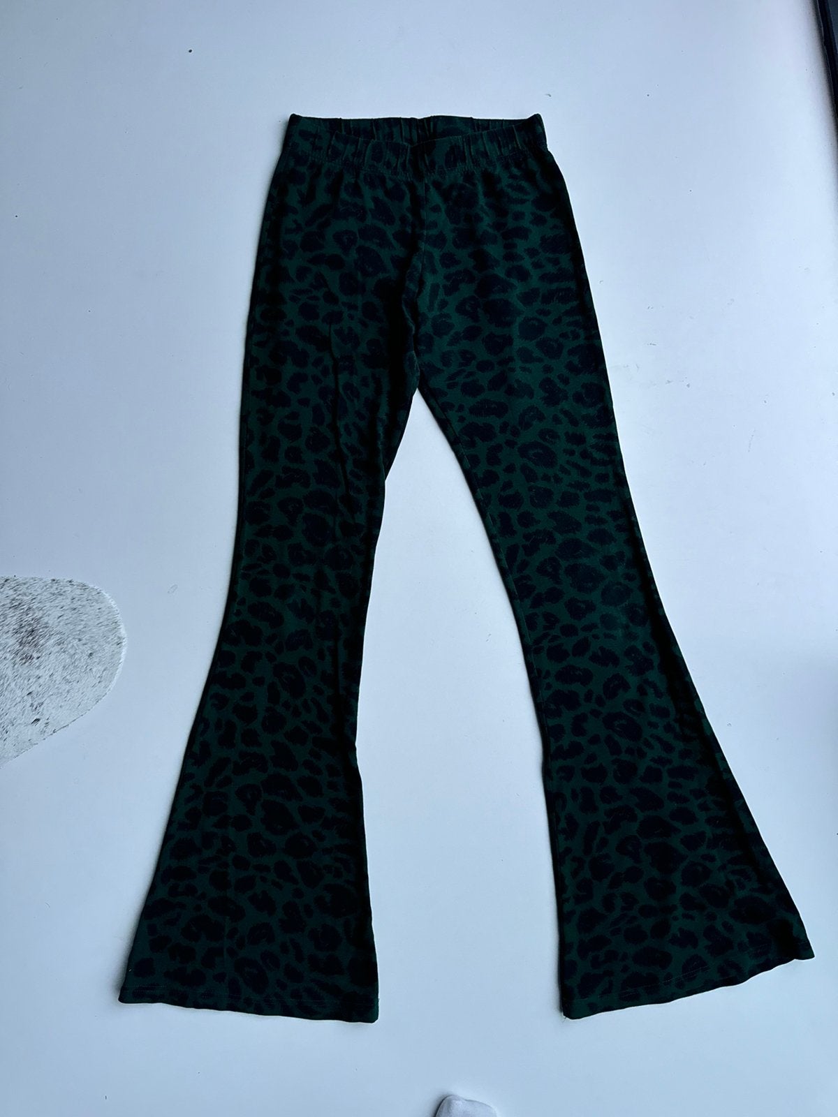 Colourful Rebel Flared Broek Panther/Panter  (Maat S), Ophalen of Verzenden, Zo goed als nieuw, Groen, Lang