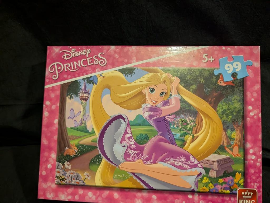 Disney Princess Rapunzel puzzel 99 stukjes, vanaf 5 jaar, Ophalen of Verzenden, Meer dan 50 stukjes, Nieuw, 4 tot 6 jaar