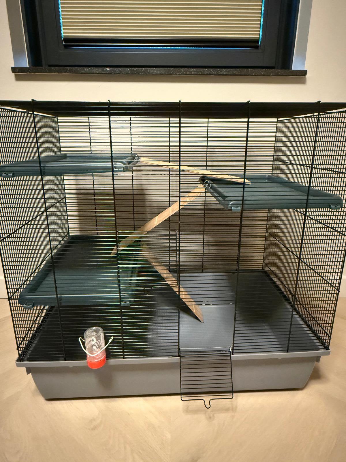 Hamster of knaagdier kooi met alle toebehoren!, Minder dan 60 cm, Kooi, Minder dan 75 cm, Ophalen of Verzenden