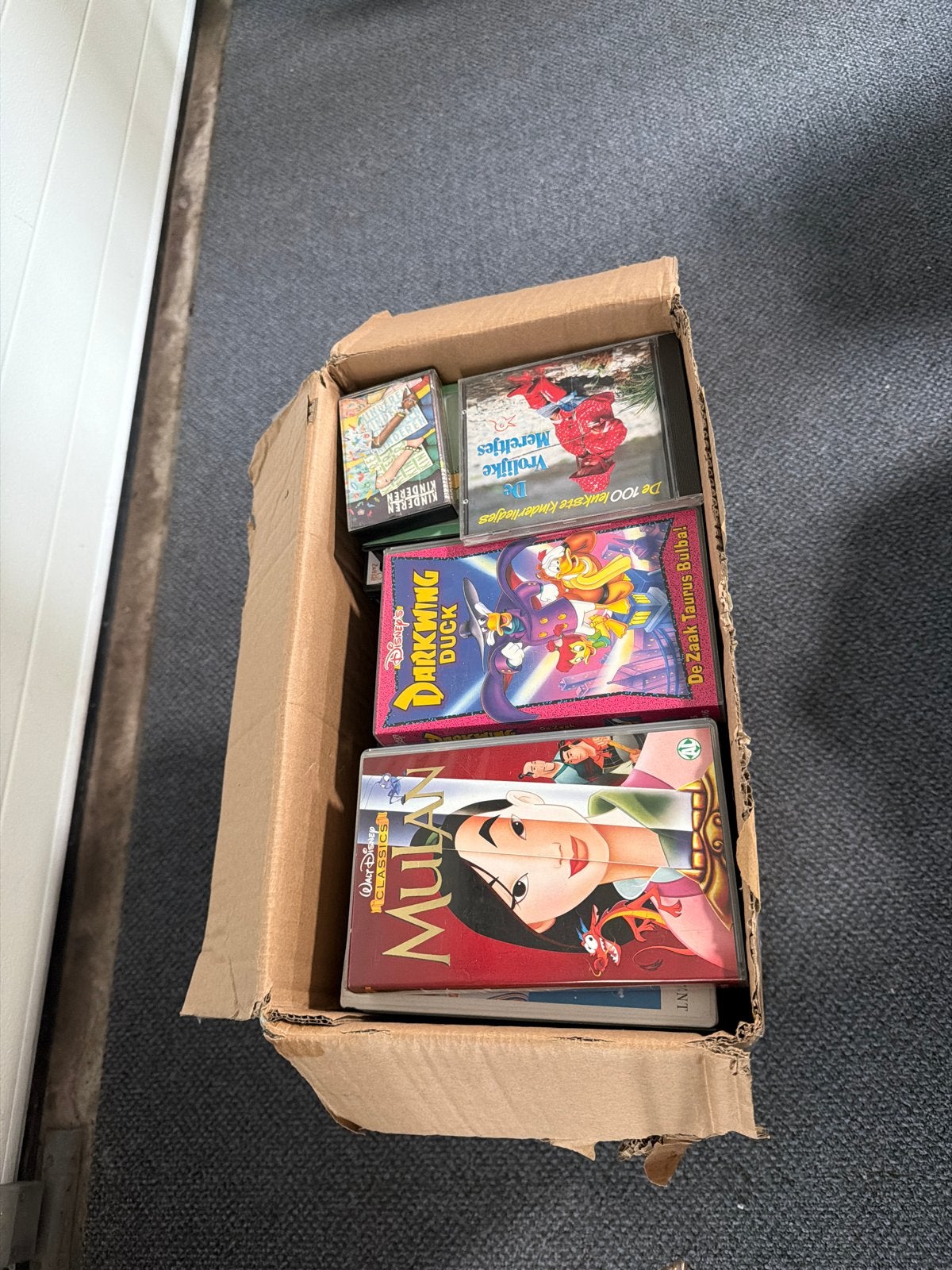 Partij VHS-banden: Disney, Darkwing Duck en meer, Ophalen, Gebruikt, Alle leeftijden, Kinderfilm