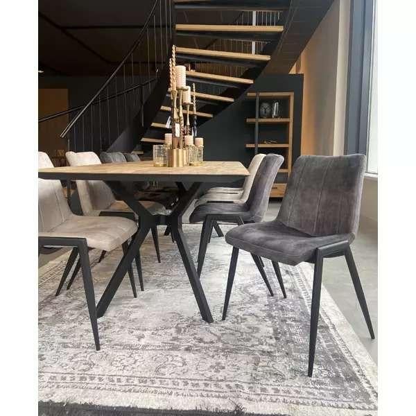 MEGA OPRUIMING – Oist Design Danilo Eetkamerstoelen set v 2, Ophalen, Twee, Zwart, Nieuw