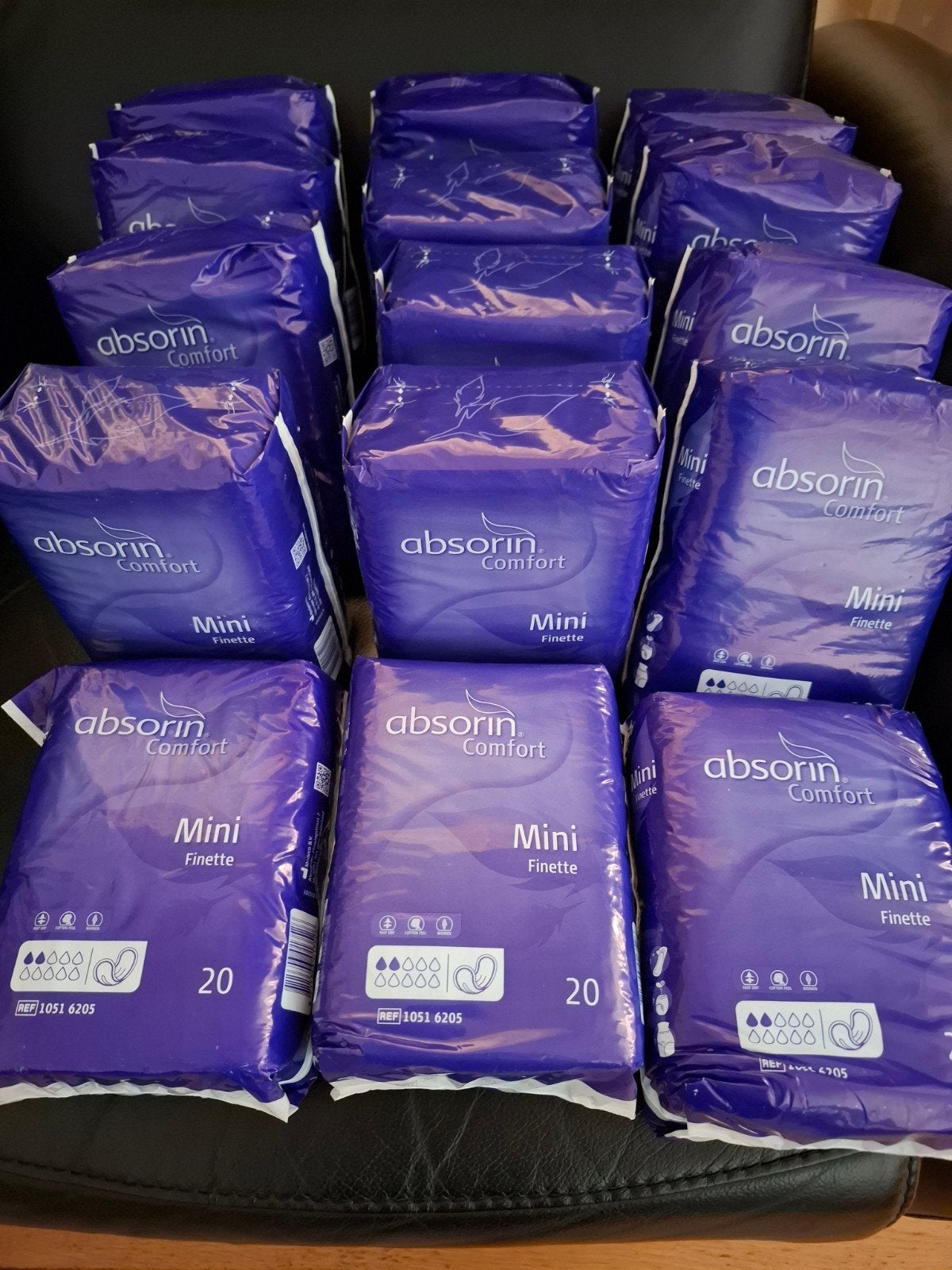 15 pakjes Absorin comfort mini finette 20, Diversen, Verpleegmiddelen, Ophalen