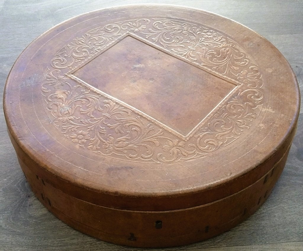 Om 1900 ZEER ZELDZAME Taartdoos Gebak Doos Bakker Nijmegen, Antiek en Kunst, Ophalen of Verzenden