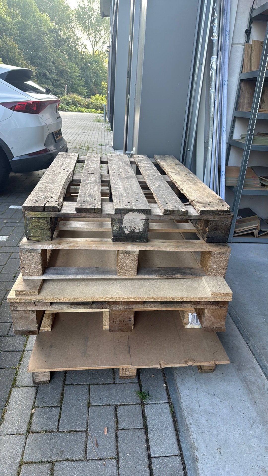 Palletts Gratis, Ophalen, Minder dan 25 mm, Zo goed als nieuw, Plank