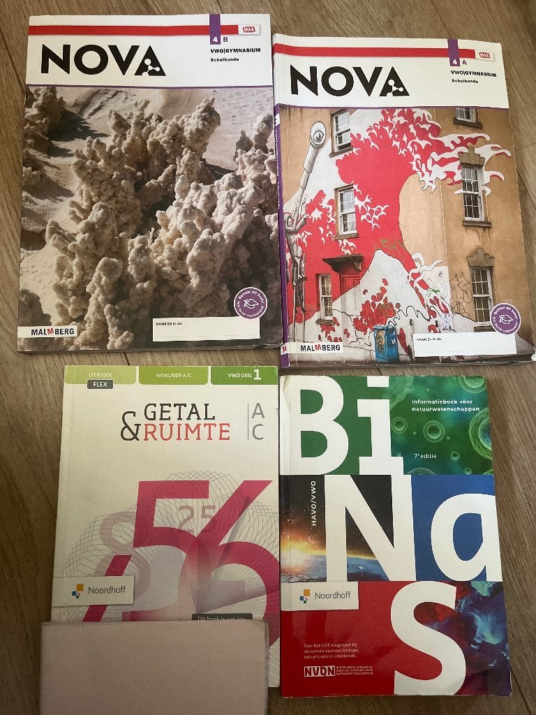 CCVX VWO BINAS + BOEKEN, Boeken, VWO, Scheikunde, Malmberg, Nieuw