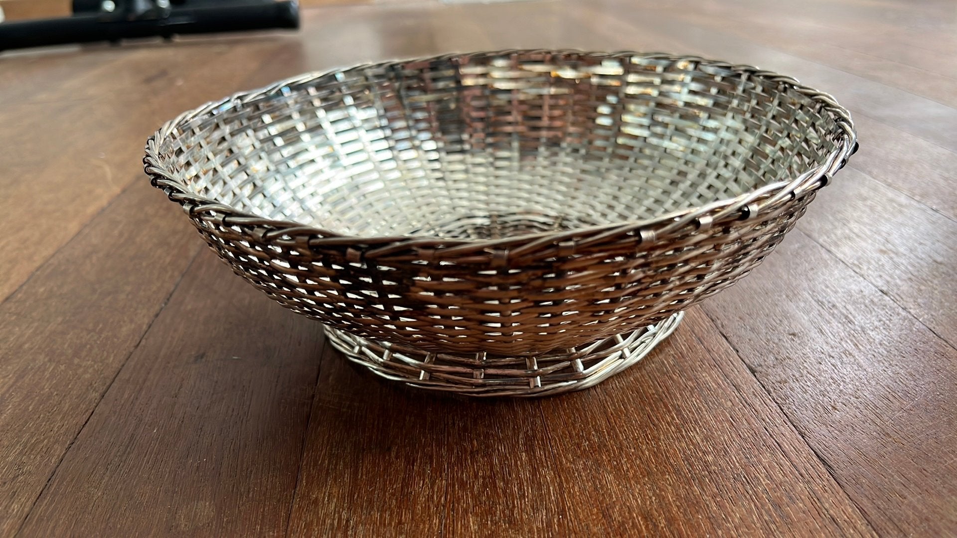 Verzilverd Christofle Broodmandje 22 x 7.5 cm, Ophalen, Zilver