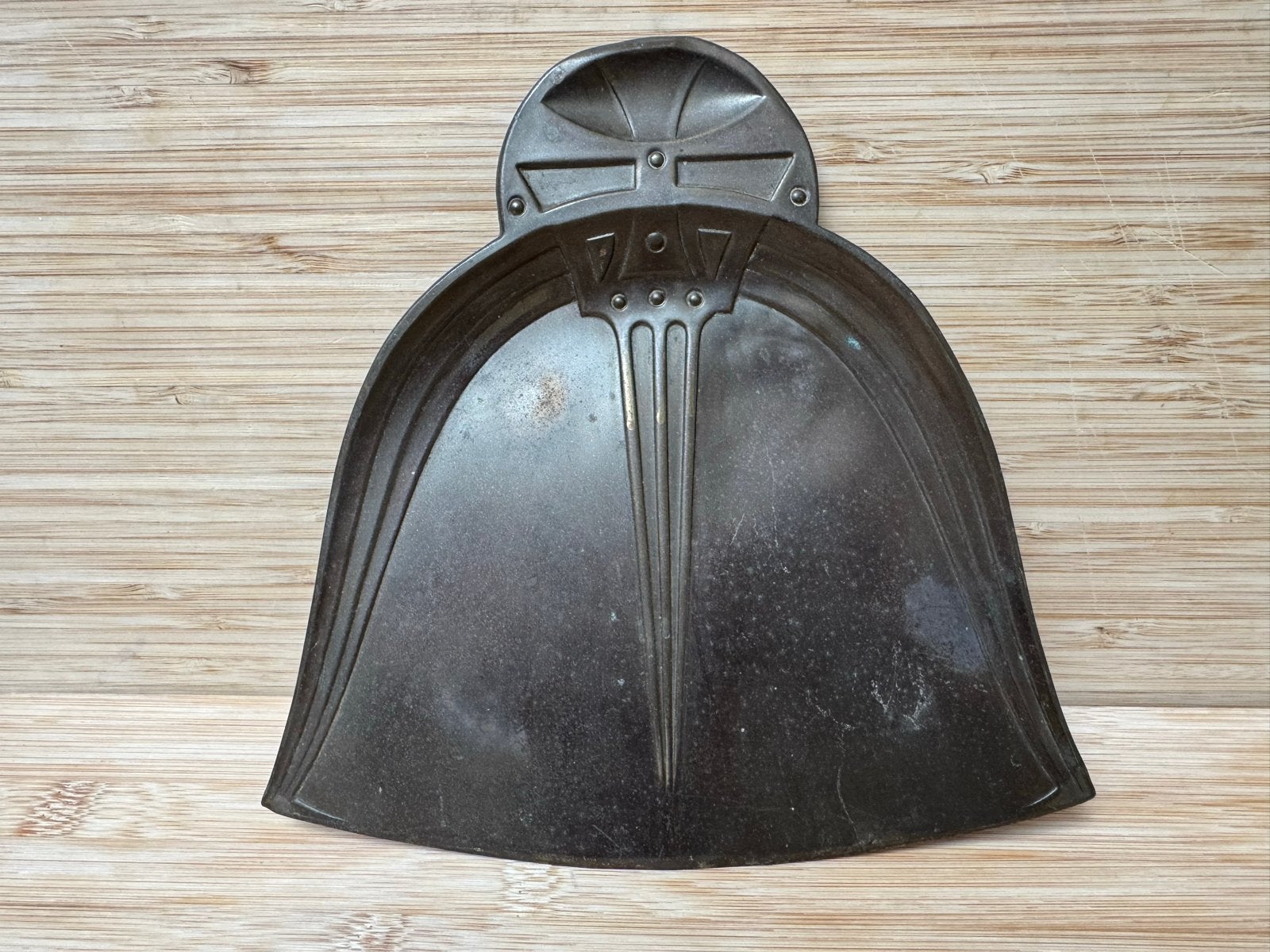 Antieke koperen kruimelschep - Art Deco stijl, Antiek en Kunst, Antiek | Koper en Brons, Ophalen of Verzenden