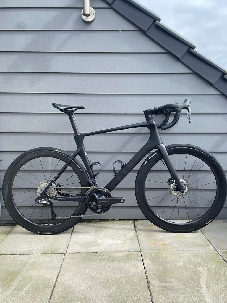 Cube Agree C:62 pro Blackline 58cm, 28 inch, Carbon, Zo goed als nieuw, 57 tot 61 cm