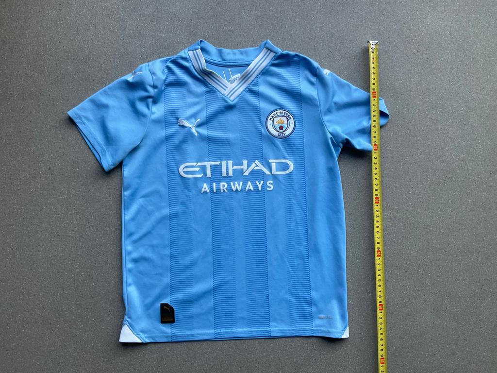 Manchester City Thuisshirt 2022/2023 - maat 152, Ophalen of Verzenden, Gebruikt, Buitenlandse clubs, Shirt