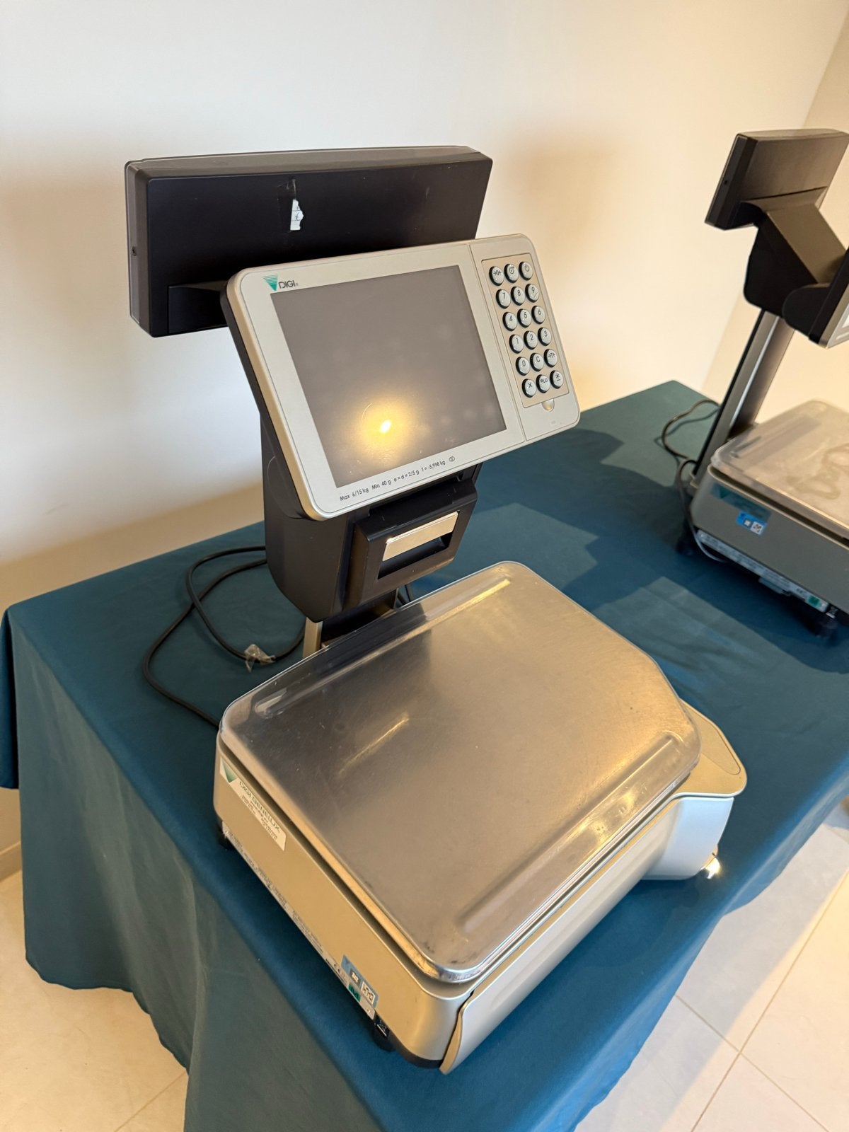 DIGI SM-5000EV Kassasysteem met Weegschaal, Zakelijke goederen, Kantoor en Winkelinrichting | Kassa's en Betaalsystemen, Ophalen of Verzenden
