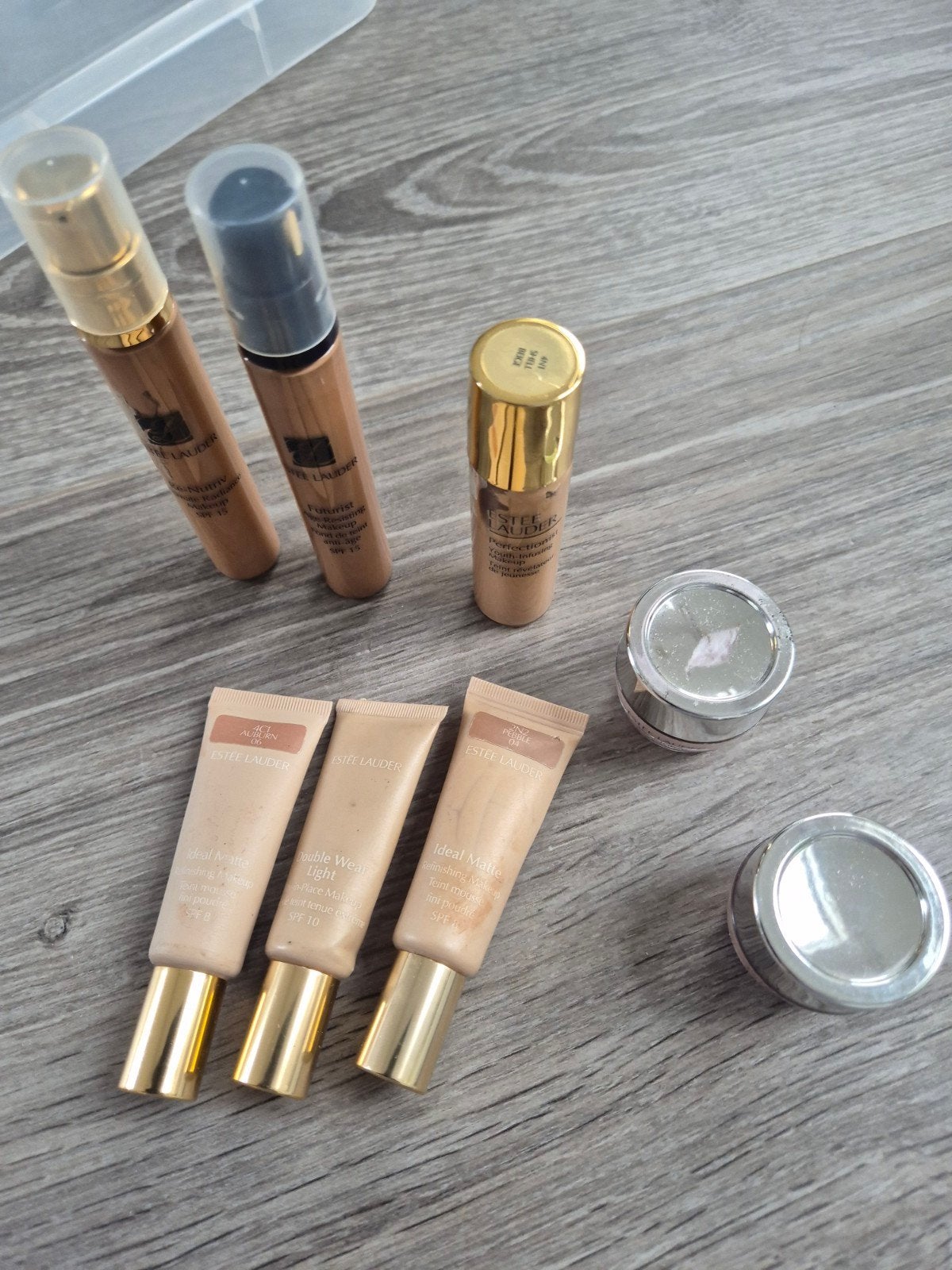 Estée Lauder Make-up Collectie - Diverse Foundations, Gebruikt, Gehele gezicht, Beige, Ophalen of Verzenden