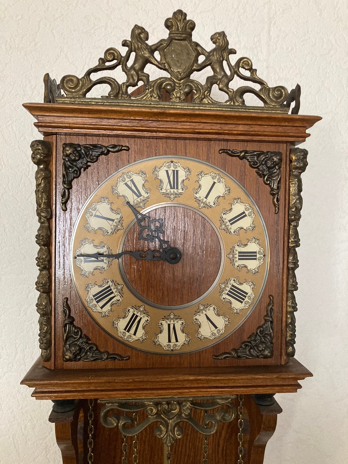 Prachtige klassieke eiken wandklok, Antiek en Kunst, Antiek | Klokken, Ophalen
