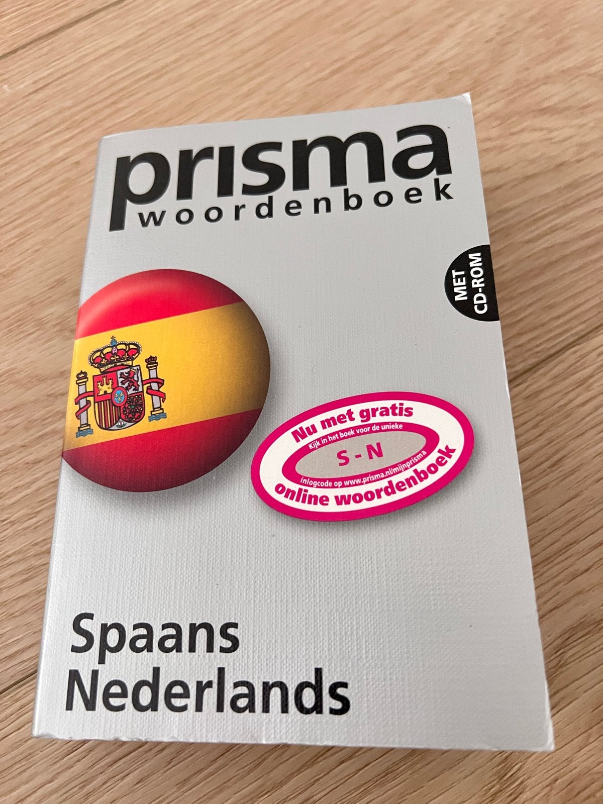 Prisma Woordenboek Spaans Nederlands met CD-ROM, Boeken, Taal | Spaans, Ophalen, Zo goed als nieuw, Non-fictie