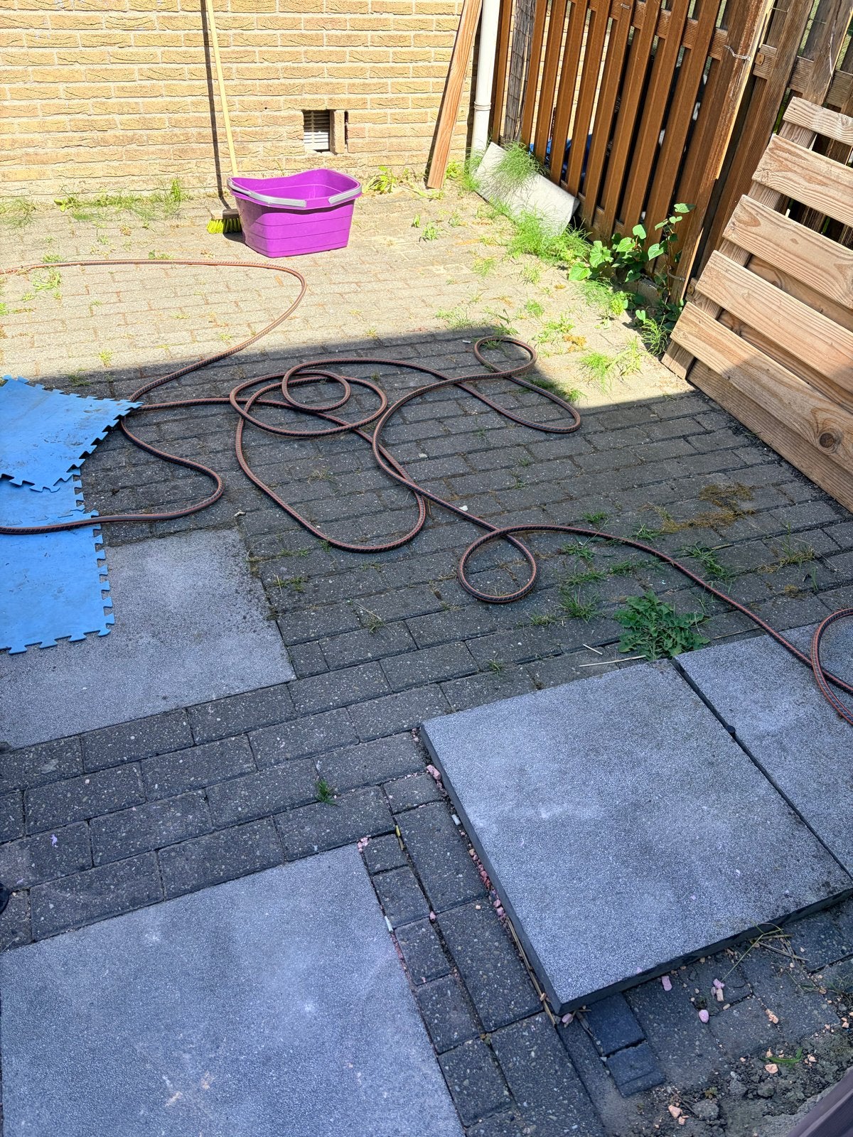 GRATIS Verschillende soorten tuintegels af te halen, Tuin en Terras, Tegels en Klinkers, Ophalen, Gebruikt, Beton, Terrastegels