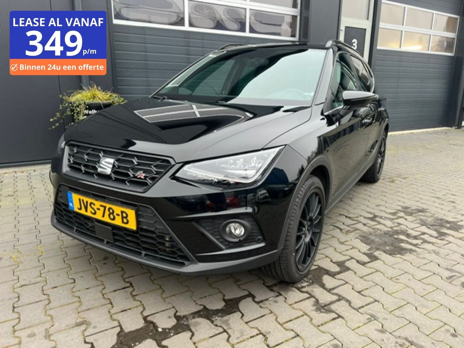 Seat ARONA 1.0 TSI FR Business Intense, Auto's, Seat, Stof, Gebruikt, Zwart, Bedrijf
