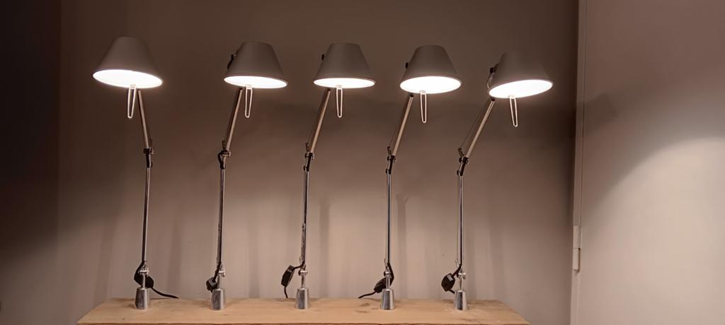 Originele Artemide Tolomeo Micro design lampen, Ophalen of Verzenden, Zo goed als nieuw, Metaal, Design