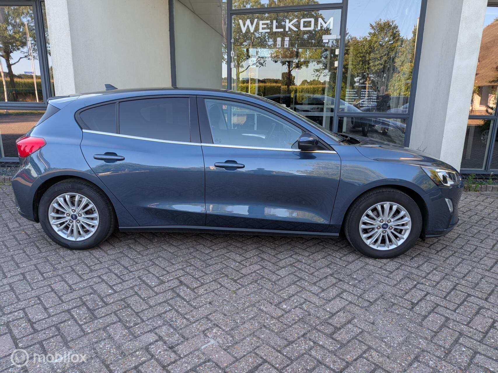 Ford Focus 1.0 EcoBoost Hybrid Titanium X Business, Auto's, Euro 6, Blauw, Origineel Nederlands, Bedrijf