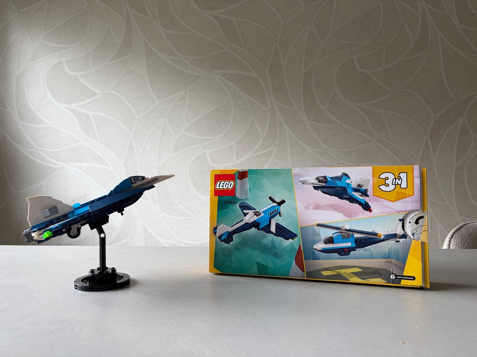 LEGO Creator 31160 3-in-1 Straaljager, heli en vliegtuig, Ophalen of Verzenden, Zo goed als nieuw