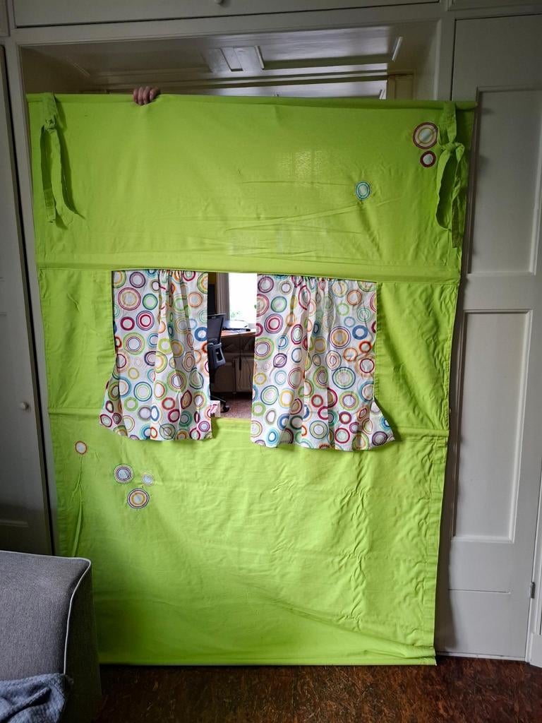 Poppenkast doek voor ensuite deuren, Ophalen of Verzenden