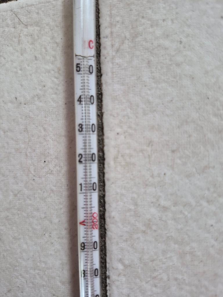 250 graden kwik thermometer, Ophalen of Verzenden, Nieuw, Vocht of Vloeistof