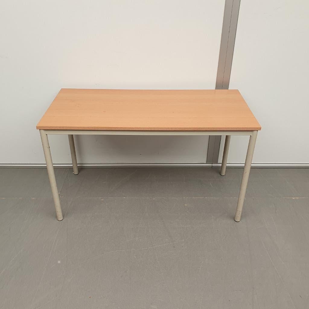 Bureautafel - 130x60 cm beuken kleur blad, Ophalen of Verzenden, Gebruikt
