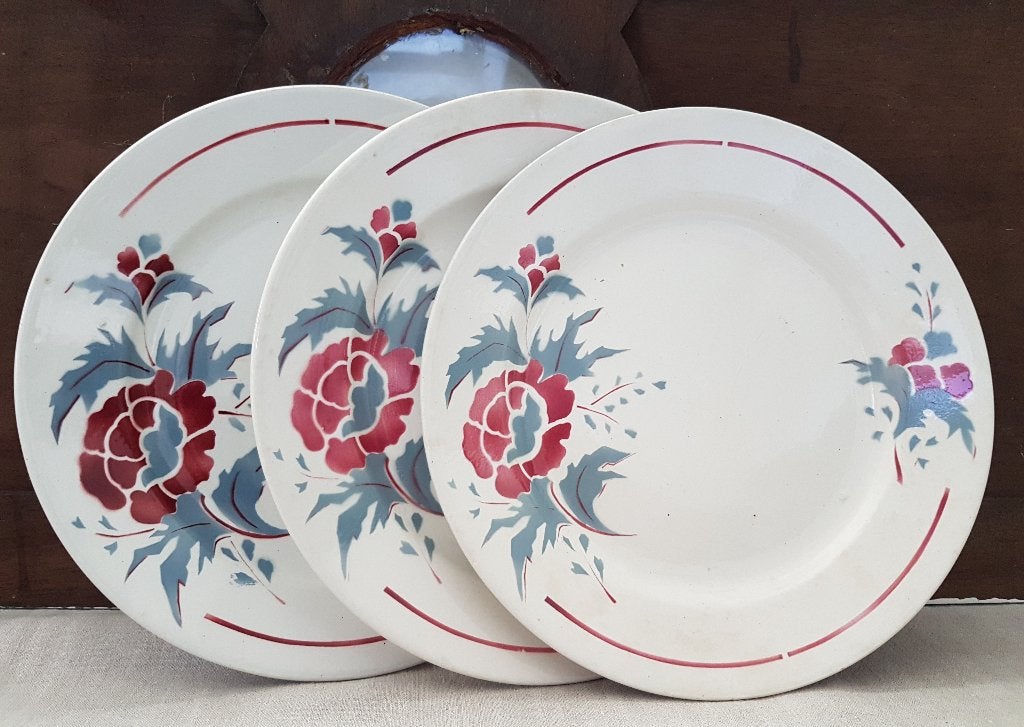 Nimy 3 brocante borden, Antiek en Kunst, Ophalen of Verzenden