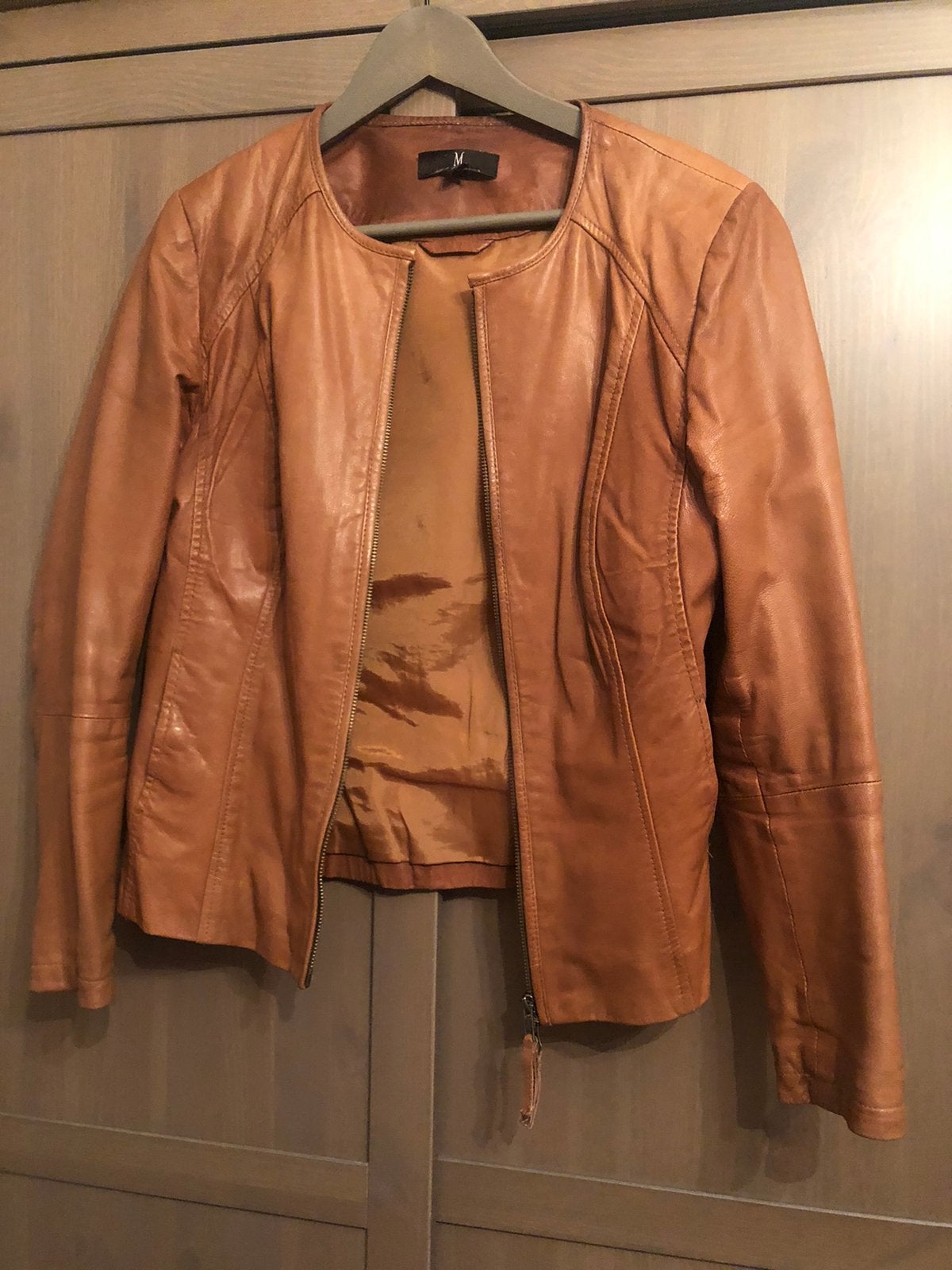 Leren jas Mart Visser dames jack caramel bruin 42, Kleding | Dames, Bruin, Maat 42/44 (L), Ophalen of Verzenden, Zo goed als nieuw