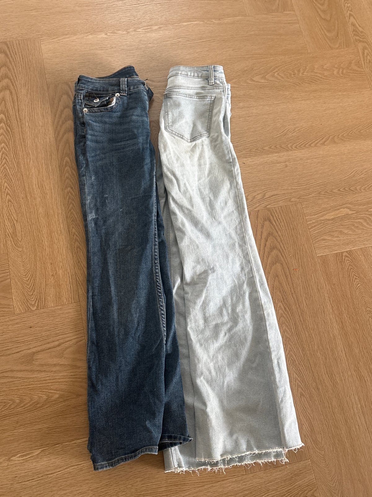 2 Spijkerbroeken Maat 36 Meisje/Dame - Zeer Nette Staat, Ophalen, Zo goed als nieuw, Blauw, W27 (confectie 34) of kleiner