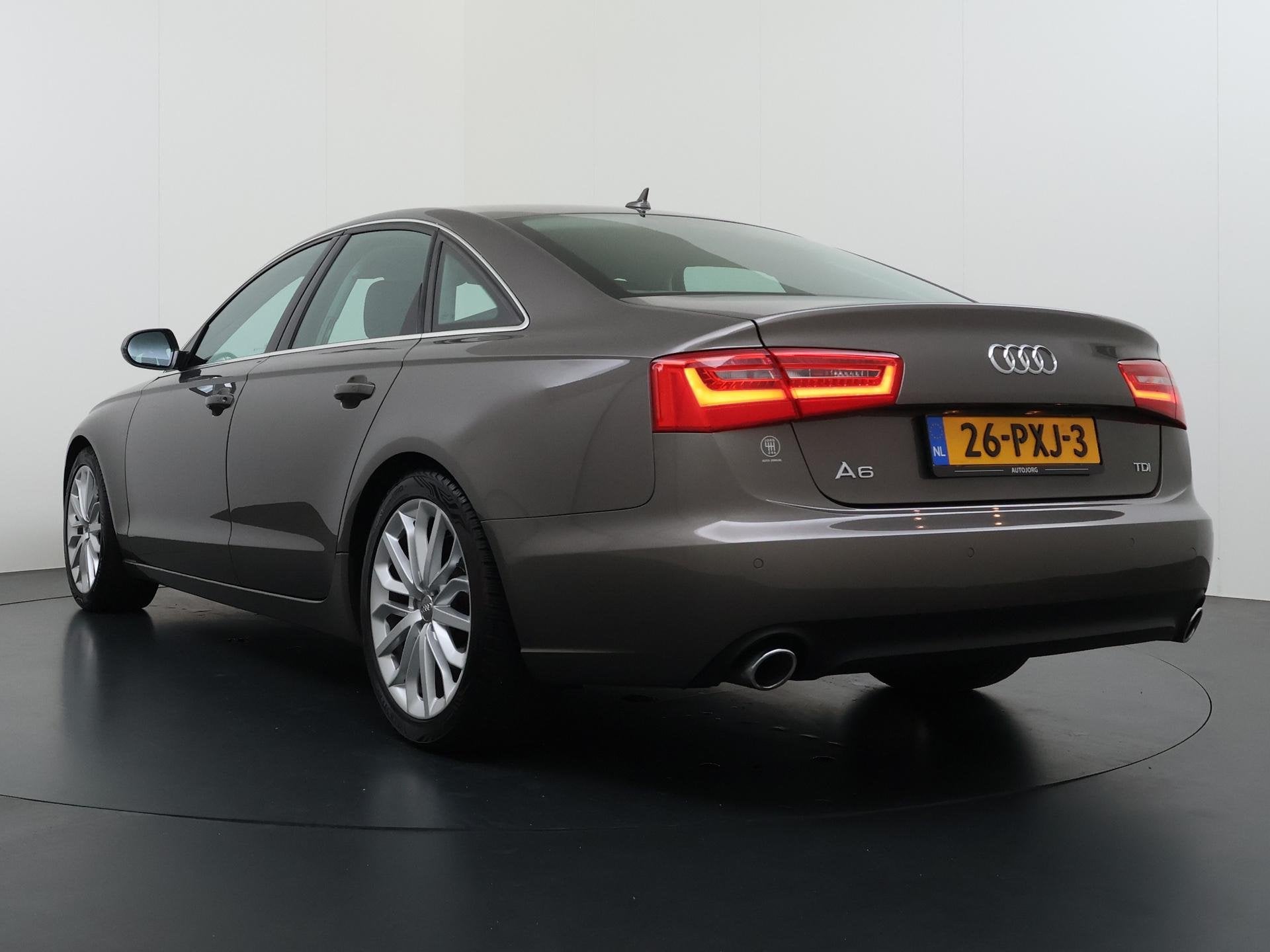Audi A6 Limousine 3.0 TDI Pro Line Plus S-Line sportstoelen, Auto's, Euro 5, Zwart, Bedrijf, Diesel