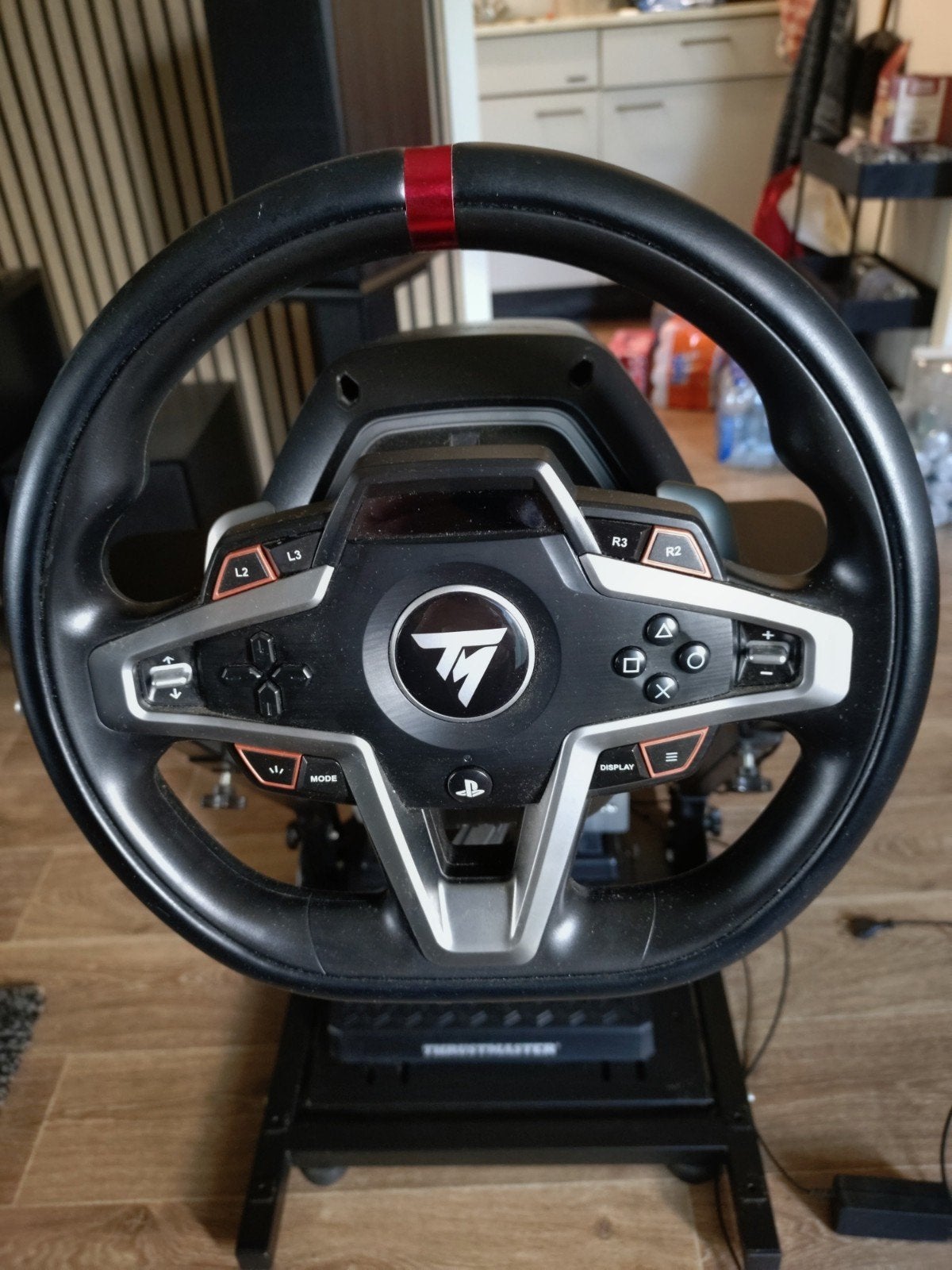 Thrustmaster T248 racestuur met pedalen+Play Sim opstelling, Ophalen, Overige merken, Zo goed als nieuw