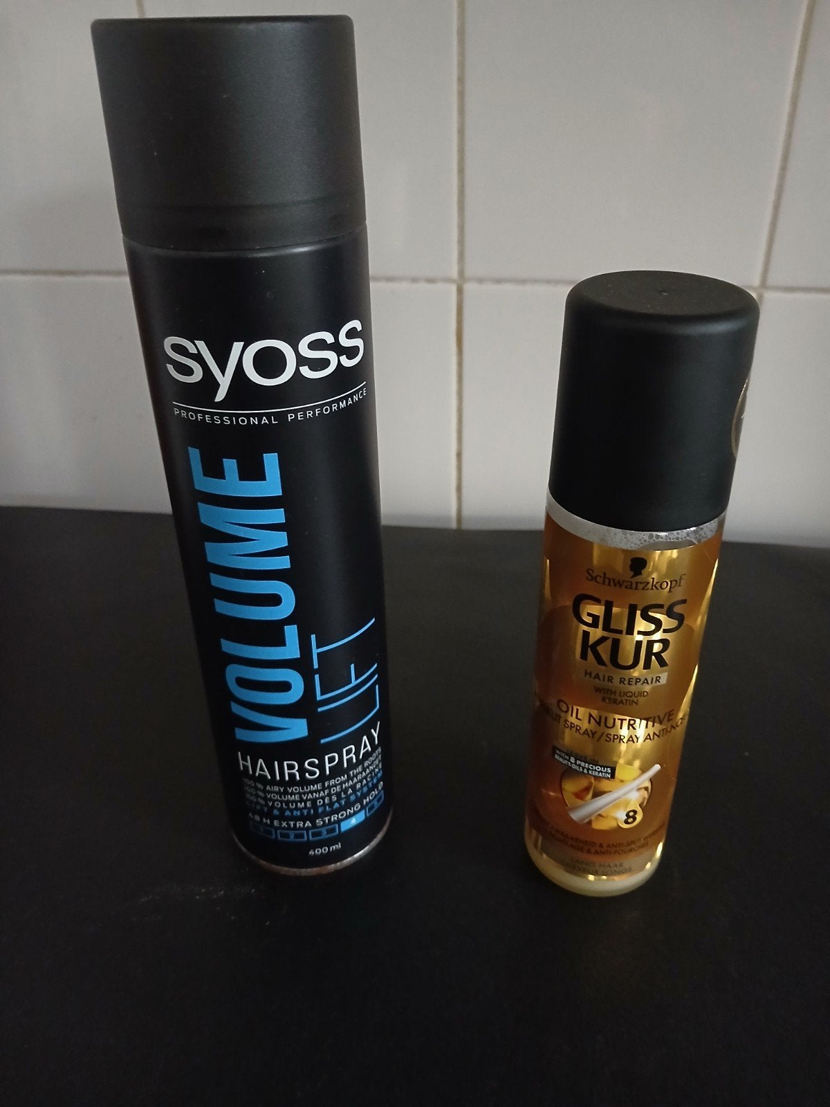 Syoss Volume Lift Hairspray & Gliss Kur Oil Nutritive Spray, Verzenden, Nieuw, Gel, Wax, Haarlak of Mousse