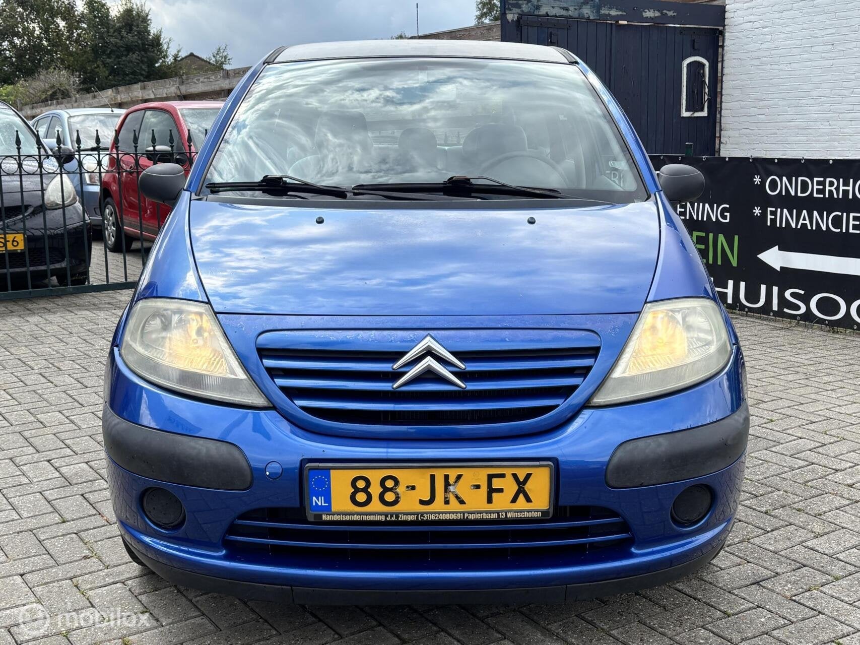 Citroen C3 1.4i Ligne Ambiance koop je met zgan apk !, Voorwielaandrijving, Emergency brake assist, Blauw, Origineel Nederlands