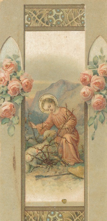 6 oude Devotie prentjes van het Kind Jezus, Ophalen of Verzenden, Zo goed als nieuw, Kaart of Prent, Christendom | Katholiek