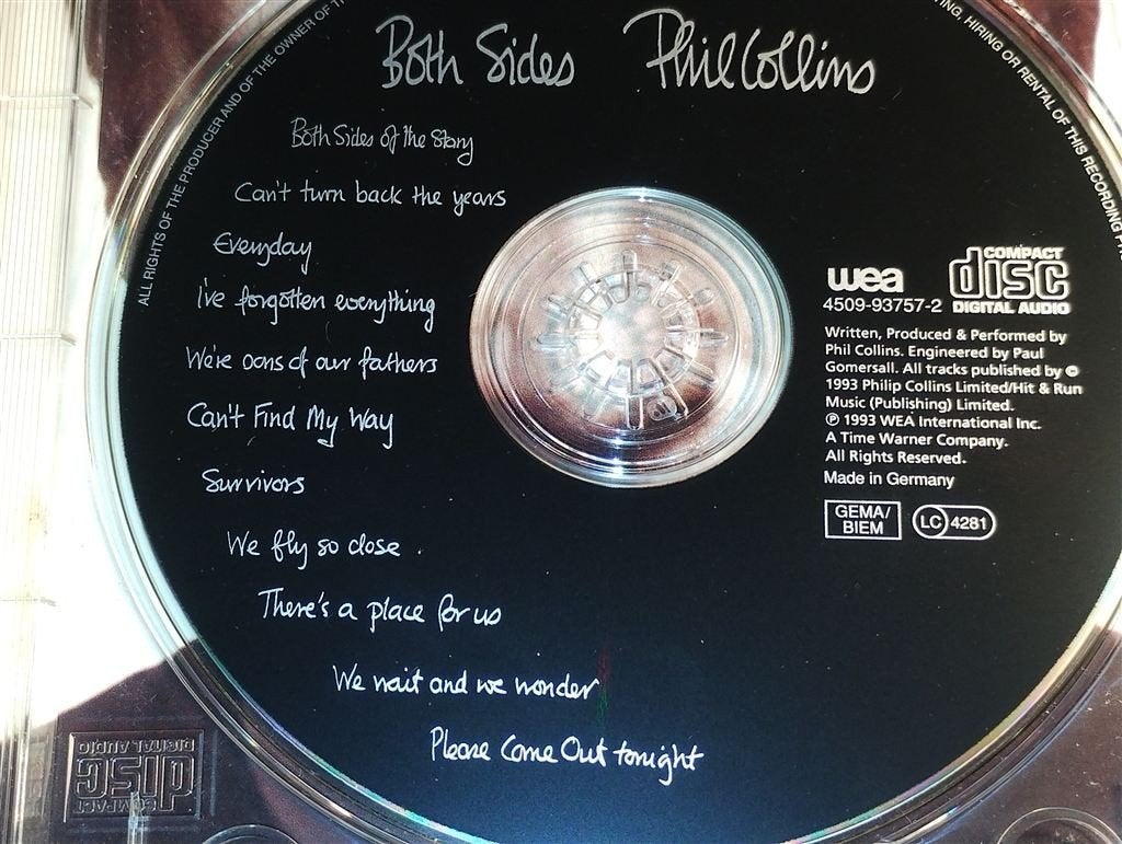 Phil Collins - Both Sides, Cd's en Dvd's, Ophalen of Verzenden, Zo goed als nieuw