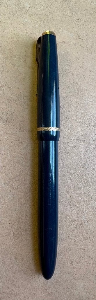 Oude Parker pen, jaren '40 (met 14K gouden penpunt), Verzamelen, Pennenverzamelingen, Ophalen of Verzenden, Gebruikt, Vulpen, Parker