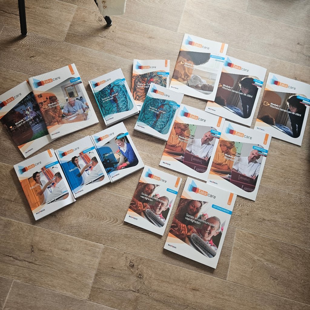 Malmberg takecare schoolboeken, Boeken, Overige vakken, Malmberg, Zo goed als nieuw, Ophalen