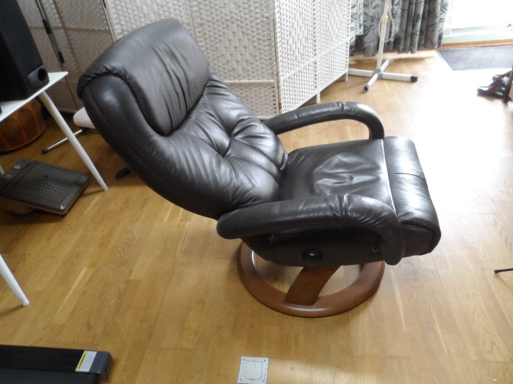 gratis relaxstoel, Huis en Inrichting, Ophalen, Gebruikt, Minder dan 75 cm, Leer
