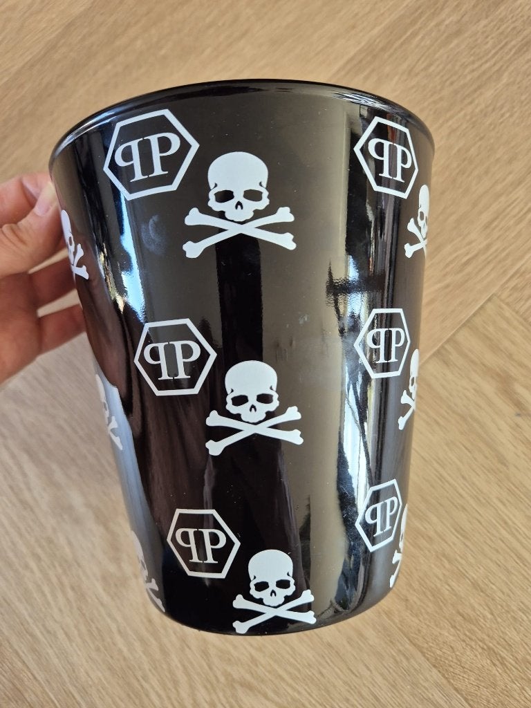 Eichholtz x Philipp Plein Monogram Candle M-16cm, Was, Ophalen of Verzenden, Zo goed als nieuw, Kaars