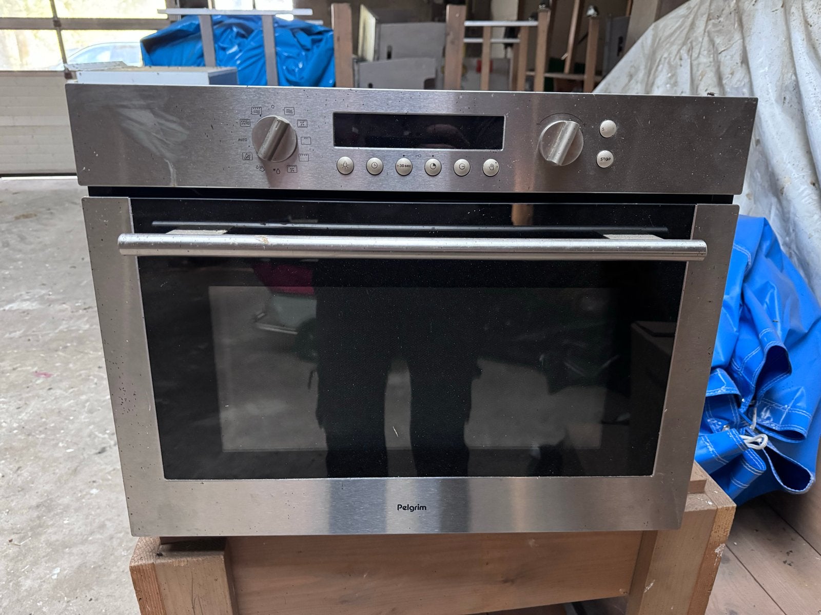 Pelgrim Combi Oven Magnetron - Inbouw zonder rekjes, Ophalen, Gebruikt, Hete lucht, Pelgrim