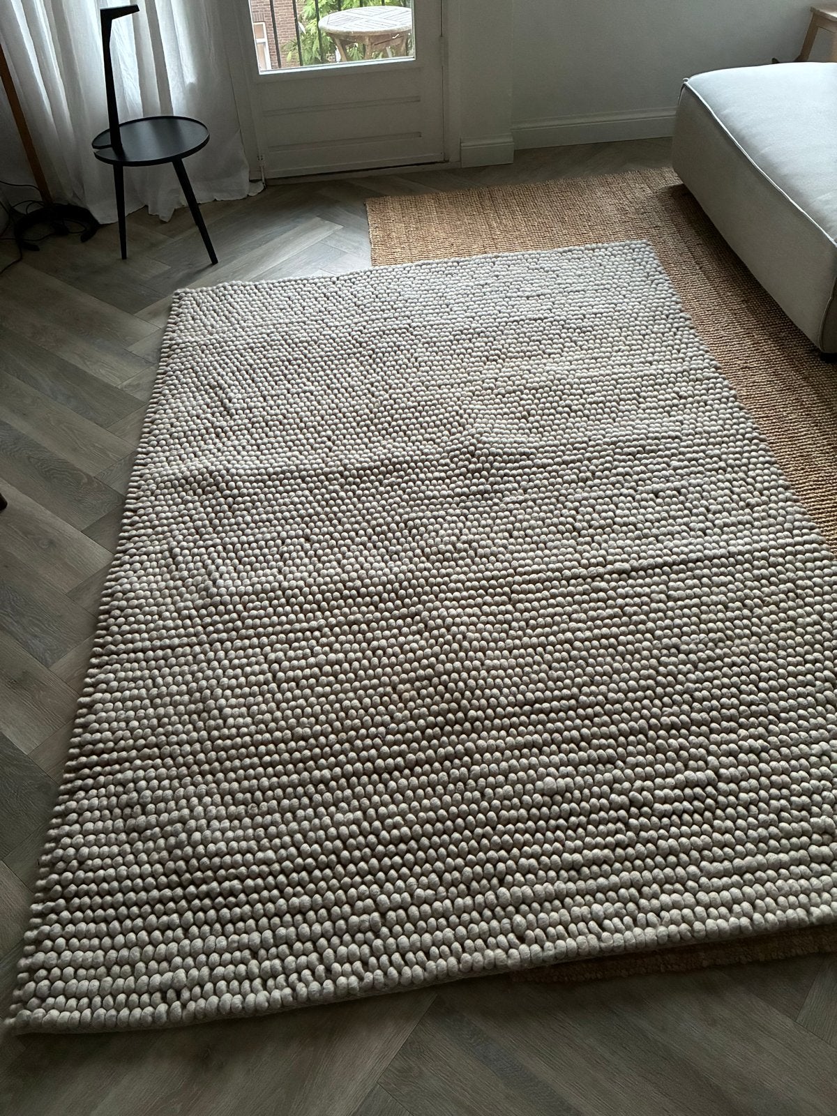HAY Peas wollen Vloerkleed - 170x240 cm, net gereinigd, Ophalen, 150 tot 200 cm, 200 cm of meer, Zo goed als nieuw
