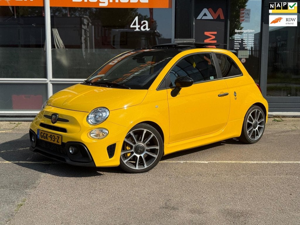 Fiat 500 1.4 T-Jet Abarth Competizione 70th Anniversary, Auto's, Fiat, Voorwielaandrijving, 15 km/l, Gebruikt, Euro 6