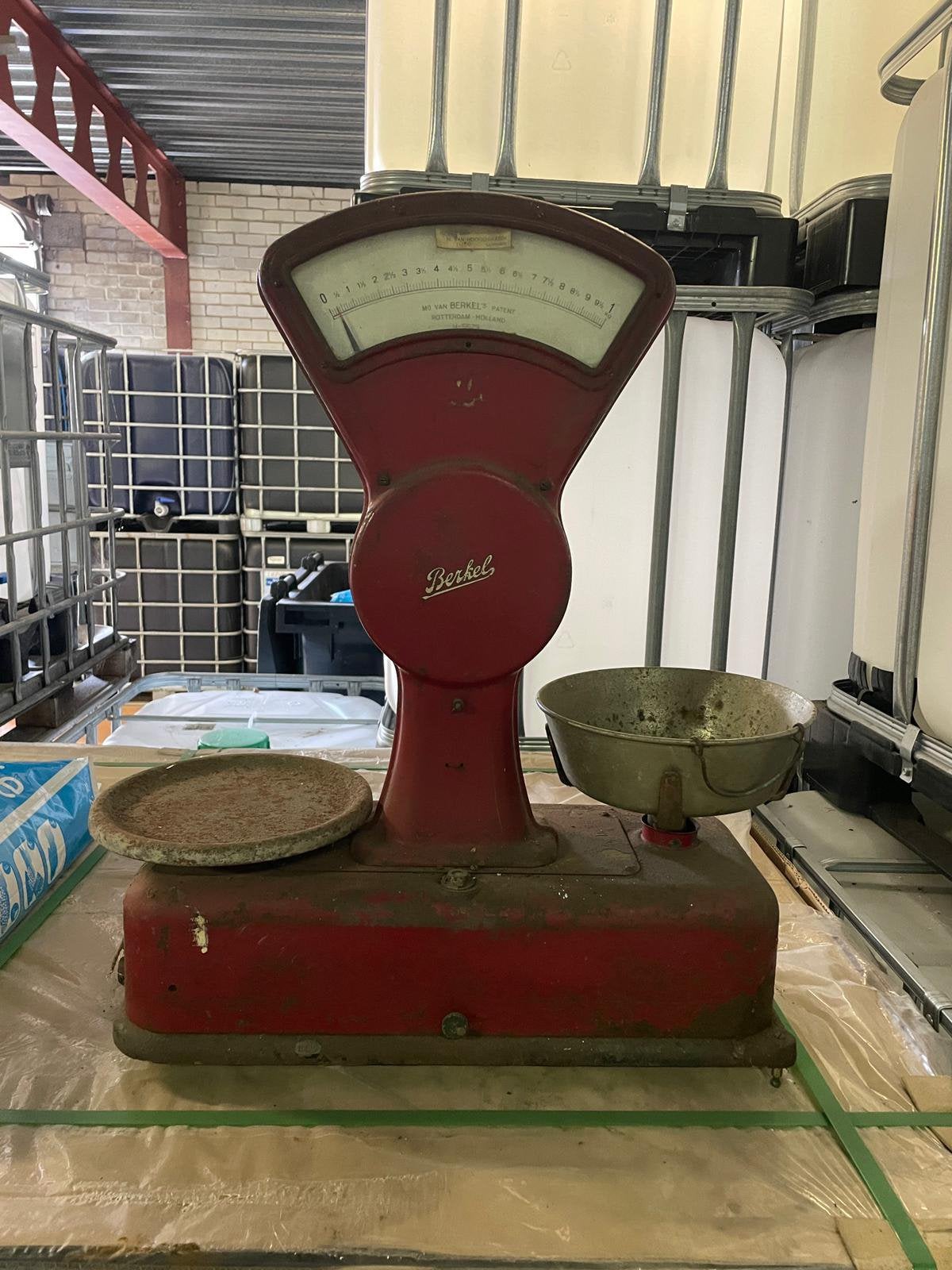 Nostalgische weegschaal Berkel Rotterdam in originele staat!, Keukenweegschaal, Analoog, ., Ophalen of Verzenden