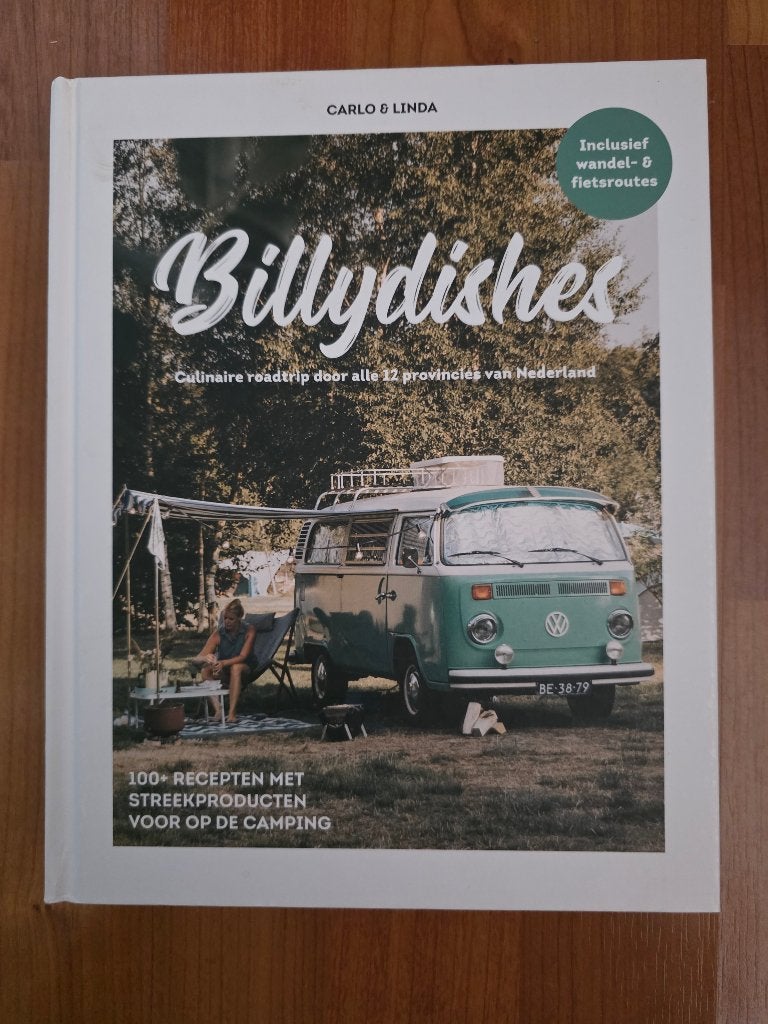 Boek 'Billydishes' culinaire roadtrip door NL - ZGAN, Zo goed als nieuw, Reisgids of -boek, ANWB, Benelux