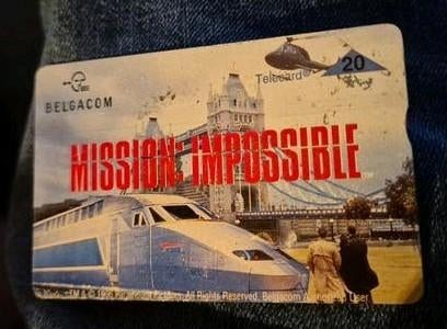 Belgacom Telefoonkaart Mission: Impossible (1996), Verzamelen, Ophalen of Verzenden