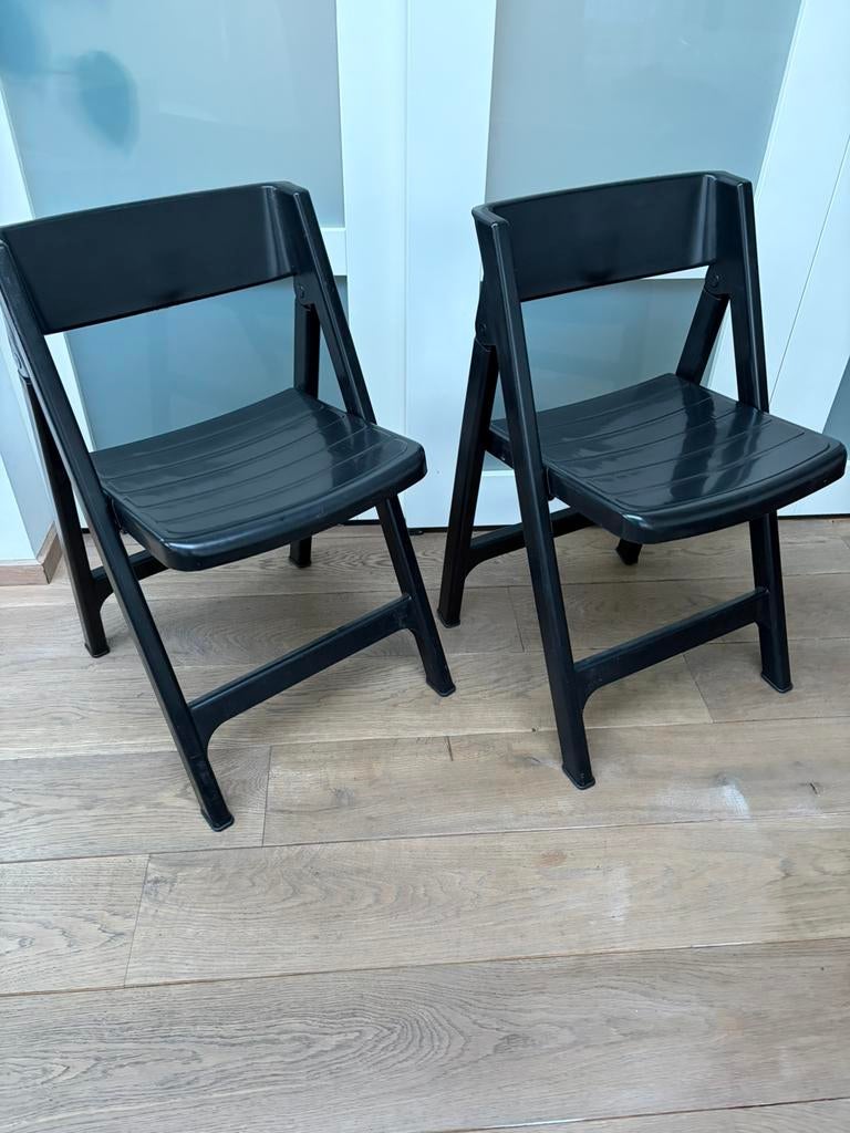 Vintage klapstoelen Pizzicato Italiaans design ‘70, Ophalen of Verzenden, Zo goed als nieuw