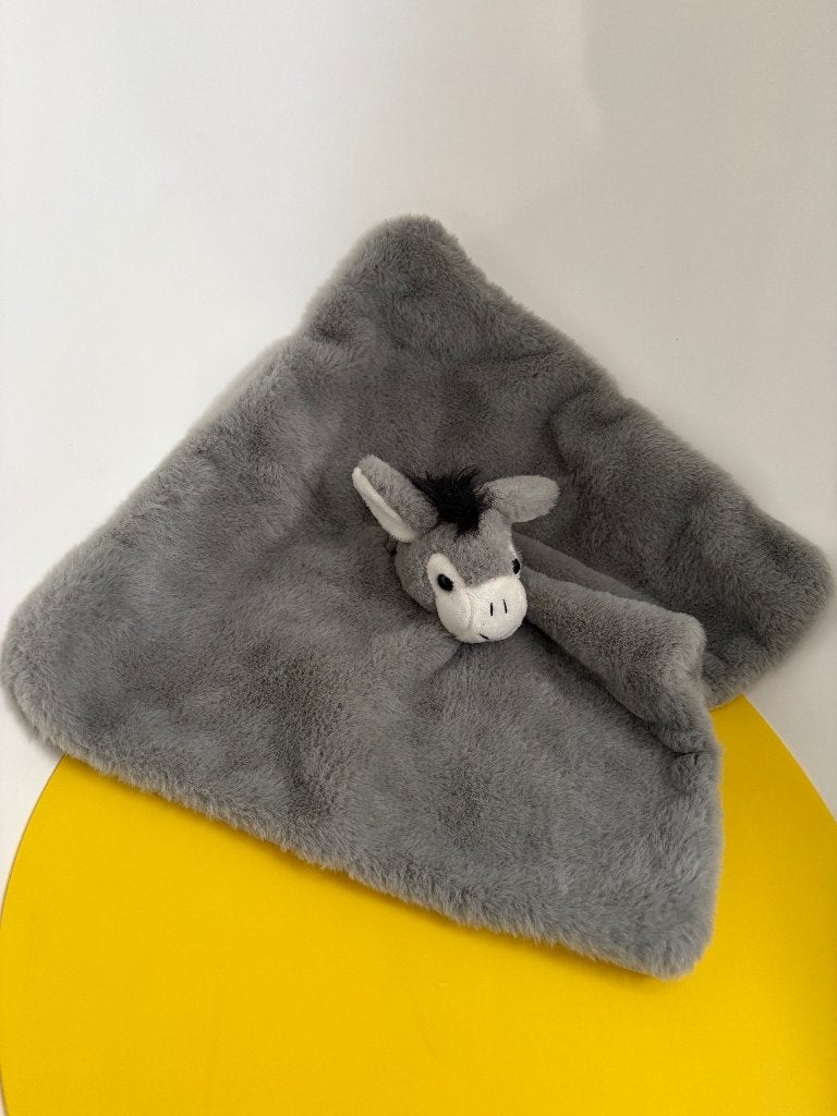 K2922 PIA soft toys doek ezel grijs, Kinderen en Baby's, Ophalen of Verzenden, Zo goed als nieuw, Overige typen